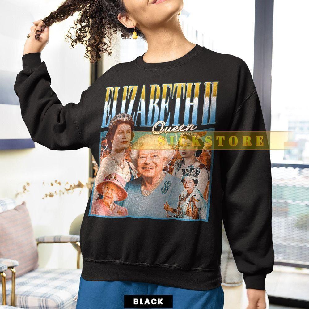 Queen Elizabeth Vintage 7 Vuitino Shirt